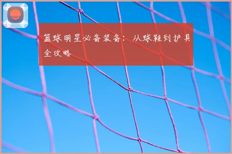 篮球明星必备装备:从球鞋到护具全攻略